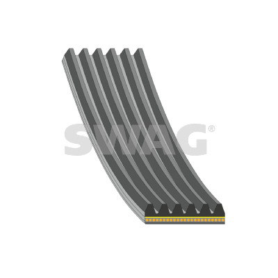 SWAG 33 10 8764 Ιμάντας poly-V for DACIA LADA NISSAN RENAULT